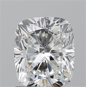 Picture of Natural Diamond 1.50 Carats, Cushion with  Cut, G Color, SI1 Clarity and Certified by GIA