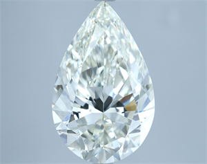 Picture of Natural Diamond 5.03 Carats, Pear with  Cut, H Color, VS2 Clarity and Certified by IGI