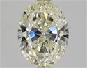 Natural Diamond 1.61 Carats, Oval with  Cut, M Color, VS2 Clarity and Certified by GIA