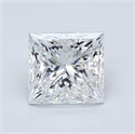 Diamante Natural 1.02 quilates, Princesa , Color D, claridad VVS1 y certificado GIA