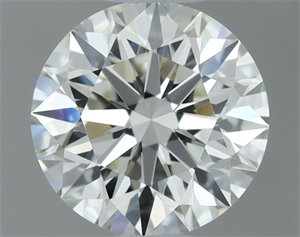 Foto Diamante Natural 0.64 quilates, Redondo , Color L, claridad VVS2 y certificado GIA de