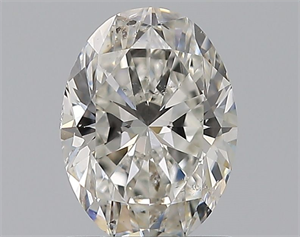 Foto Diamante Natural 1.01 quilates, Ovalado , Color H, claridad SI2 y certificado GIA de