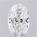 Natural Diamond 2.21 Carats, Oval with  Cut, G Color, VS1 Clarity and Certified by GIA