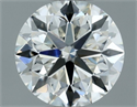 Natural Diamond 0.80 Carats, Round with Very Good Cut, H Color, VVS2 Clarity and Certified by IGI