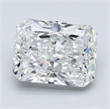 Diamante Natural 2.50 quilates, Radiante , Color F, claridad VS2 y certificado GIA