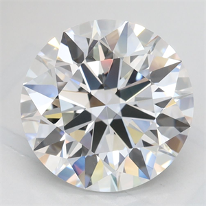 Picture of Lab Grown Diamond 3.64 Carats, Round with Excellent Cut, D Color, VVS1 Clarity and Certified by GIA