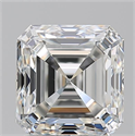 Diamante Natural 2.02 quilates, Asscher , Color H, claridad VVS2 y certificado GIA