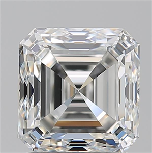 Foto Diamante Natural 2.02 quilates, Asscher , Color H, claridad VVS2 y certificado GIA de