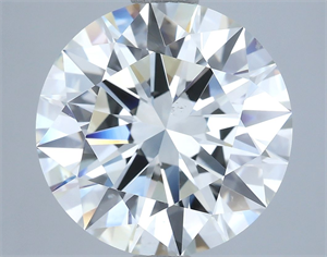 Foto Diamante Natural 4.02 quilates, Redondo , Color H, claridad VS2 y certificado IGI de