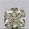 Natural Diamond 0.51 Carats, Cushion with  Cut, M Color, VVS1 Clarity and Certified by GIA
