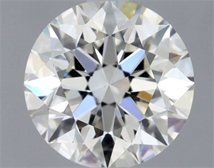 Picture of Natural Diamond 0.90 Carats, Round with Excellent Cut, H Color, VS2 Clarity and Certified by GIA