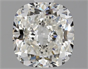 Natural Diamond 1.51 Carats, Cushion with  Cut, H Color, SI1 Clarity and Certified by GIA