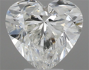 Picture of Natural Diamond 0.37 Carats, Heart with  Cut, G Color, VS1 Clarity and Certified by IGI