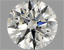 Natural Diamond 0.90 Carats, Round with Excellent Cut, I Color, SI1 Clarity and Certified by GIA