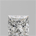 Natural Diamond 1.01 Carats, Princess with  Cut, H Color, VS1 Clarity and Certified by GIA