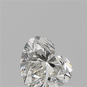Picture of Natural Diamond 0.51 Carats, Heart with  Cut, I Color, VS1 Clarity and Certified by GIA