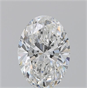 Natural Diamond 1.01 Carats, Oval with  Cut, F Color, SI2 Clarity and Certified by GIA