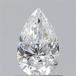 Picture of Natural Diamond 0.71 Carats, Pear with  Cut, D Color, VVS2 Clarity and Certified by GIA