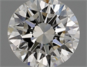 Natural Diamond 0.71 Carats, Round with Excellent Cut, E Color, VVS2 Clarity and Certified by IGI