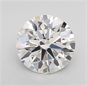 Lab Grown Diamond 1.03 Carats, Round with Ideal Cut, D Color, VVS2 Clarity and Certified by IGI