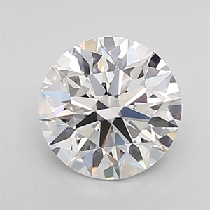 Picture of Lab Grown Diamond 1.03 Carats, Round with Ideal Cut, D Color, VVS2 Clarity and Certified by IGI