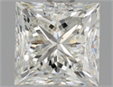 Natural Diamond 1.20 Carats, Princess with  Cut, J Color, VS2 Clarity and Certified by GIA