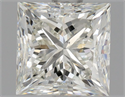 Natural Diamond 1.20 Carats, Princess with  Cut, J Color, VS2 Clarity and Certified by GIA