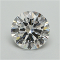 Lab Grown Diamond 2.86 Carats, Round with Excellent Cut, E Color, VS1 Clarity and Certified by IGI