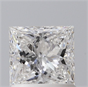 Diamante Natural 1.01 quilates, Princesa , Color E, claridad VS2 y certificado GIA