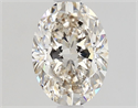 Natural Diamond 1.02 Carats, Oval with  Cut, J Color, VVS2 Clarity and Certified by GIA