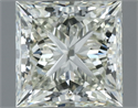 Natural Diamond 1.50 Carats, Princess with  Cut, J Color, IF Clarity and Certified by IGI