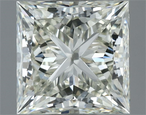 Picture of Natural Diamond 1.50 Carats, Princess with  Cut, J Color, IF Clarity and Certified by IGI