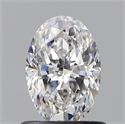 Diamante Natural 0.72 quilates, Ovalado , Color D, claridad VVS1 y certificado GIA