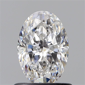 Foto Diamante Natural 0.72 quilates, Ovalado , Color D, claridad VVS1 y certificado GIA de