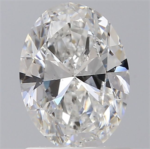 Picture of Natural Diamond 1.00 Carats, Oval with  Cut, F Color, SI1 Clarity and Certified by GIA