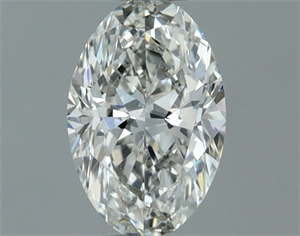 Picture of Natural Diamond 0.52 Carats, Oval with  Cut, H Color, VS1 Clarity and Certified by IGI