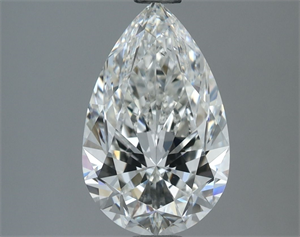 Picture of Natural Diamond 2.01 Carats, Pear with  Cut, H Color, SI1 Clarity and Certified by GIA