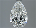 Natural Diamond 2.01 Carats, Pear with  Cut, H Color, SI1 Clarity and Certified by GIA