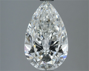 Picture of Natural Diamond 2.01 Carats, Pear with  Cut, H Color, SI1 Clarity and Certified by GIA