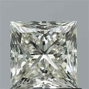 Picture of Natural Diamond 1.02 Carats, Princess with  Cut, I Color, VVS1 Clarity and Certified by IGI