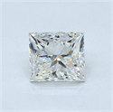 Diamante Natural 0.80 quilates, Princesa , Color E, claridad VS1 y certificado GIA