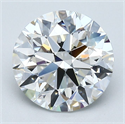Diamante Natural 2.06 quilates, Redondo , Color E, claridad VS1 y certificado GIA