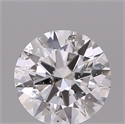 Natural Diamond 0.70 Carats, Round with Excellent Cut, D Color, I1 Clarity and Certified by GIA