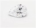 Natural Diamond 2.01 Carats, Pear with  Cut, D Color, SI1 Clarity and Certified by GIA