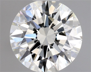 Picture of Natural Diamond 0.54 Carats, Round with Excellent Cut, J Color, VS1 Clarity and Certified by GIA