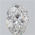 Natural Diamond 1.20 Carats, Oval with  Cut, E Color, SI2 Clarity and Certified by GIA