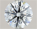 Natural Diamond 0.95 Carats, Round with Excellent Cut, K Color, VVS1 Clarity and Certified by GIA