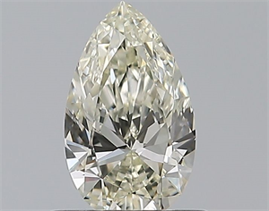 Picture of Natural Diamond 0.52 Carats, Pear with  Cut, J Color, VVS1 Clarity and Certified by GIA