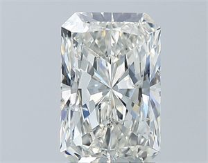 Picture of Natural Diamond 2.01 Carats, Radiant with  Cut, I Color, SI2 Clarity and Certified by GIA