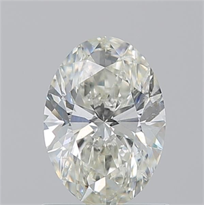 Picture of Natural Diamond 1.01 Carats, Oval with  Cut, J Color, SI2 Clarity and Certified by GIA